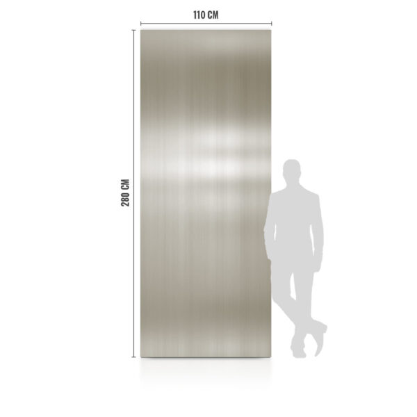 WPC Płyta Węglowa Silver Plate Połysk 280x110