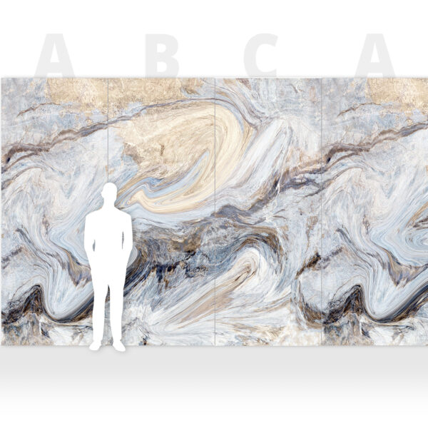 WPC Płyta Węglowa Blue Art Mat 280x112