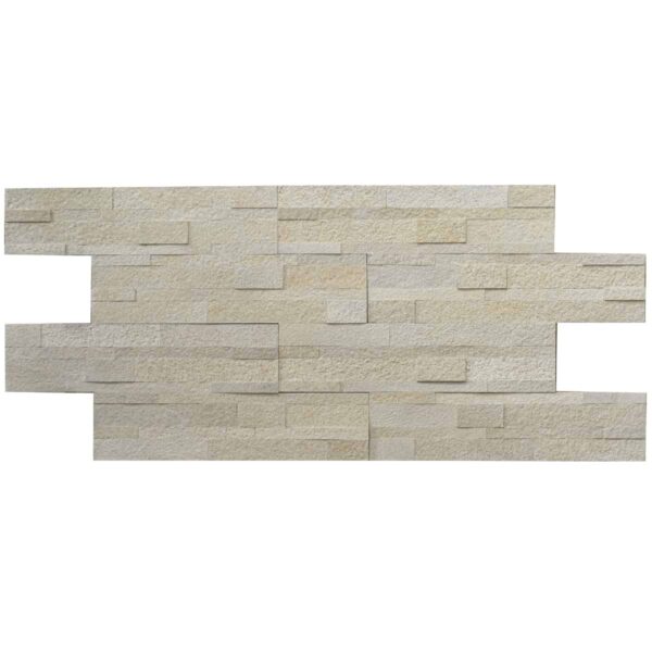 Self-Adhesive Panel White Quartz 60 x 15 cm