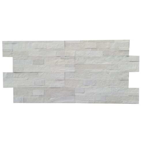 Self-Adhesive Panel White Quartz 60 x 15 cm