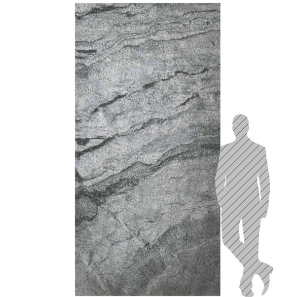 Stone Veneer Silver Grey 305x122x0.2 cm