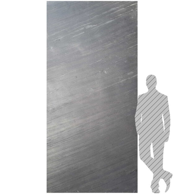 5791 Stone Veneer Line Black 122x305x0.2 cm