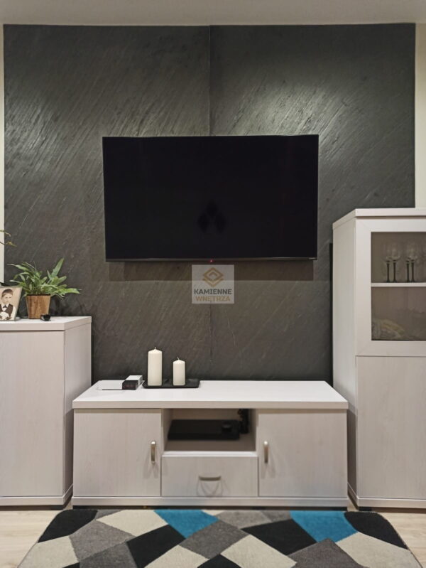 5796 Stone Veneer Line Black 122x305x0.2 cm