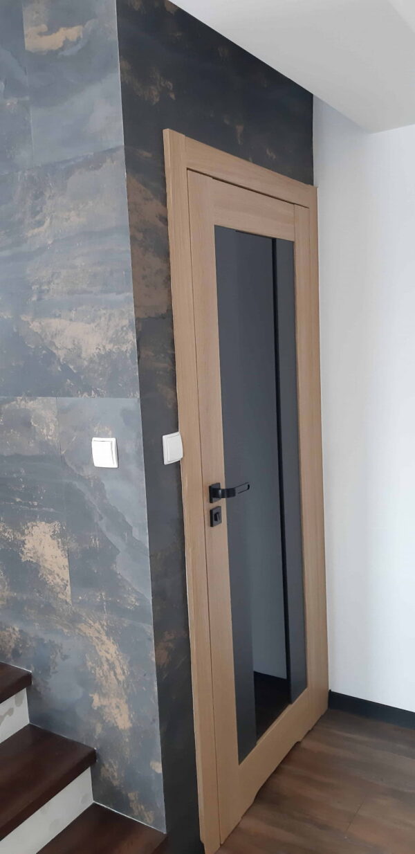 Stone Veneer Black Slate Gold 122x280x0.2 cm