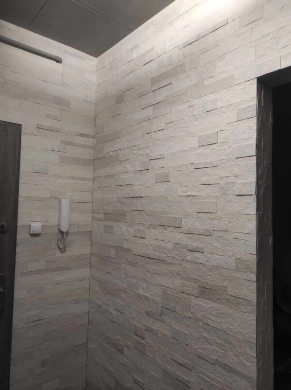 Self-Adhesive Panel White Quartz 60 x 15 cm