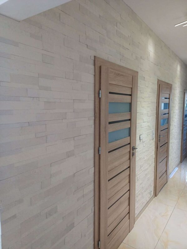 Self-Adhesive Panel White Quartz 60 x 15 cm