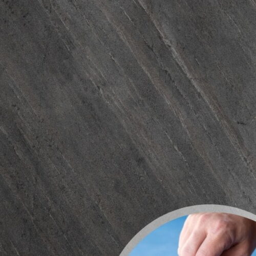 Self-Adhesive Stone Veneer Line Black 122x61x0.2 cm