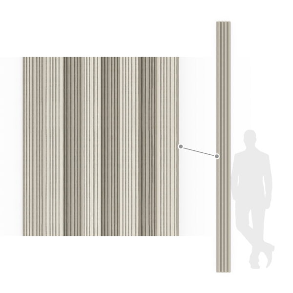 7153 Stripes Lamella Panels 300x15.3x2.4 cm
