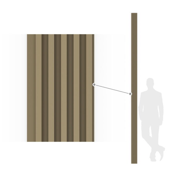 Vera Lamella Panels 300x11x1.8 cm