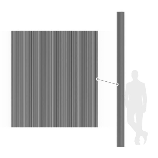 Bowl Lamella Panels 300x15.7x1.8 cm