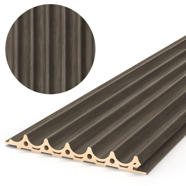 Dark Wave Lamella Panels 300x15.7x1.8 cm