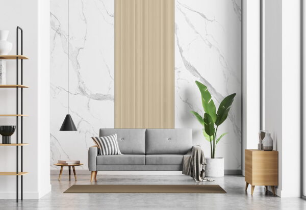 Light Wood Lamella Panels 300x11x1.8 cm