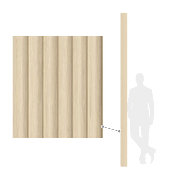 7514 Light Bubble Lamella Panels 300x15x1.5 cm