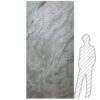 8167 Silver Grey Stone Veneer 244x122x0.2 cm Transparent