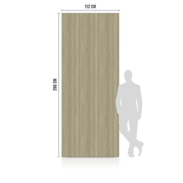 8570 WPC Carbon Gray Wood 280x112 cm FastClick