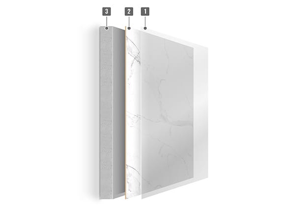 8618 SPC Carbon Carrara Polished Panel 280x112x0.5 cm