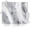 SPC Carbon Sea Foam Polished Panel 280x112x0.5 cm