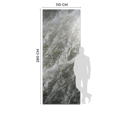 Płyta Węglowa WPC Silver Rock -  3,08 m² - 280x110 cm