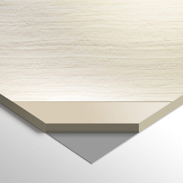 Płyta Węglowa WPC Trawertyn -  3,08 m² - 280x110 cm