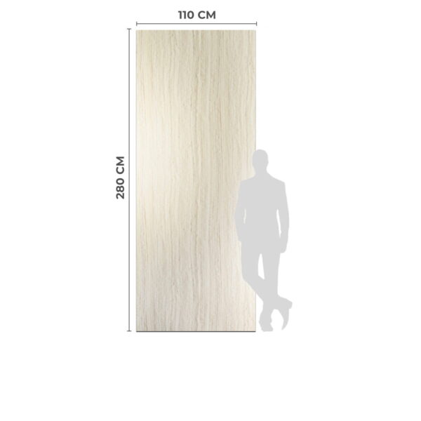 Płyta Węglowa WPC Trawertyn -  3,08 m² - 280x110 cm