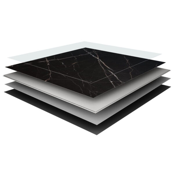 Panel podłogowy SPC Marble Black 60x60 cm