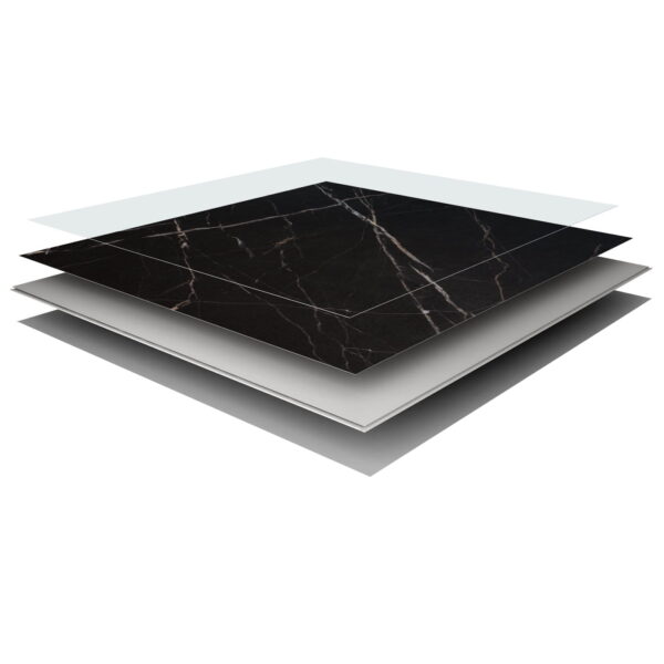 Panel podłogowy SPC Marble Black 60x60 cm