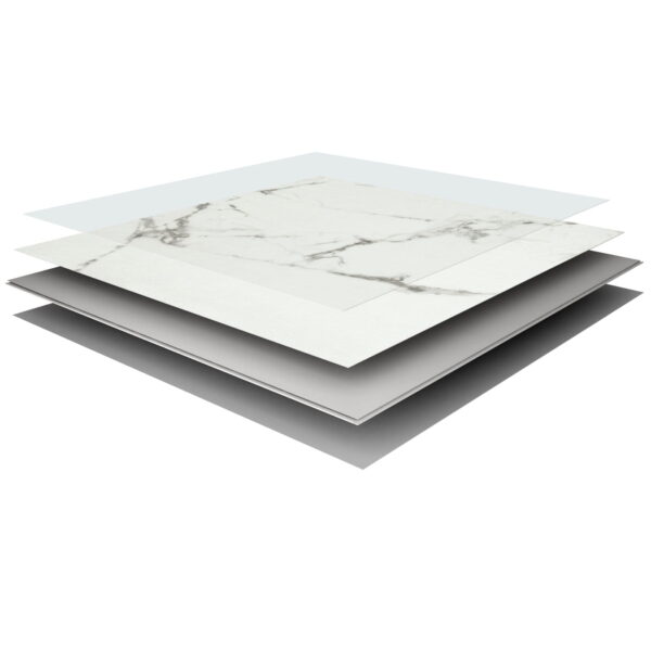 Panel podłogowy SPC Marble Snow 60x60 cm