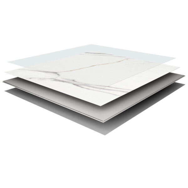 Panel podłogowy SPC Marble White 60x60 cm