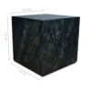Lampa Line Black 30x30x30 cm