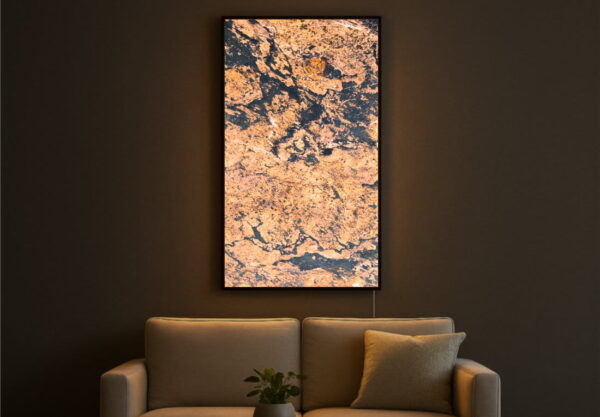 Obraz z Forniru Kamiennego Burning Forest 120x60 cm