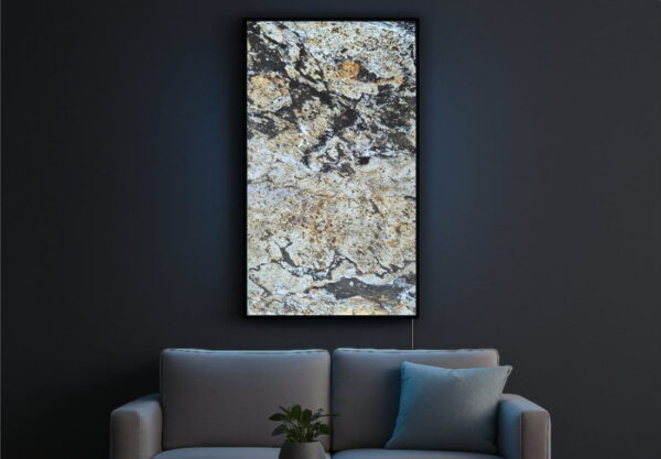 Obraz z Forniru Kamiennego Burning Forest 120x60 cm