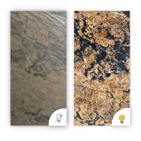 Fornir kamienny Burning Forest 122x61x0,2 cm Przezroczysty